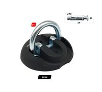 Radikal Rk54 Fixing Plate 14 Mm Padlock Black,Silver
