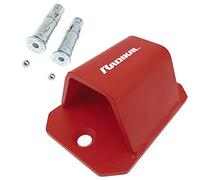 RADIKAL RK545R Security Anchor for Chain up to ø50, Safer with 2 Protected Expansion Bolts, More Visible, Anti Theft Floor and Wall Ground for Chain, Parking, Garage, Motorcycle, Trailer, Scooter Bike