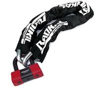RADIKAL RK75100 Premium Heavy Duty Chain Lock + Mini U UR75, SRA Approved, High Security ø15mm/0.59in, Fully Tested +Visible, Multi-Function Anti-Theft for Brake Disc, Anchor, Parking 100cm/3,3ft Long