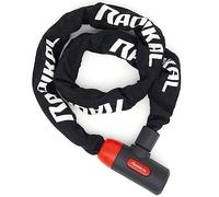 RADIKAL RKX120 Premium Bike Chain Lock, Hardened Steel ø8mm/0.31in Links with High Security Key Lock, More Compact, Scratch-Resistant, Anti Theft for Bicycle, Scooter, Ebike, Gates, 120cm/3.9ft Long
