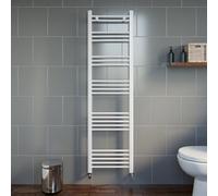 Radilux Modern Bathroom 1600 X 450mm Heated Towel Rail Radiator Straight White 22 Rails