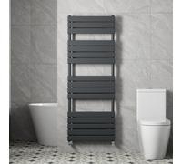 Radilux Modern Bathroom 1600 X 600mm Heated Towel Rail Radiator Flat Panel Anthracite