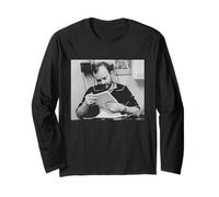 Radio 1 DJ John Peel OBE 1982 by Virginia Turbett Long Sleeve T-Shirt