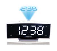 Radio Alarm Clock LCD FM PLL USB SD Projector Dimmer Function Time Projection UK