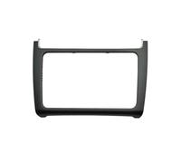 Radio Audio Fascia Trim Bezel Faceplate For Polo 2014 - 2017 | Autoradio Car Dashboard Panel Refitting Frame Kit(Matte black)