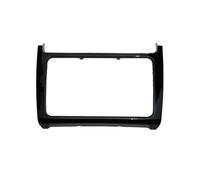 Radio Audio Fascia Trim Bezel Faceplate For VW For Polo 2014-2017 | Autoradio Car Dashboard Panel Refitting Frame Kit Car Radio Fascia(Piano black)