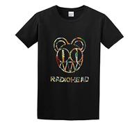 Radio Band Head Logo Unisex 100% Cotton Short-Sleeve T-Shirts Black XXL