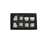 Radio CD Button Sticker Compatible With Tesla For Model-3 For Model-Y 2023 Car Window Lift Switch Button Sticker Door Button Sticker