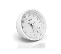 Radio-controlled alarm clock 'Roundly', white