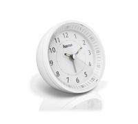 Radio Controlled Alarm Clock "Roundly", White