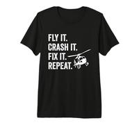 Radio Controlled Helicopter RC Model Fly It RC Helicopter Premium T-Shirt