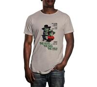 Radio Days Retro - The Good, The Bad, The Ugly T-Shirt (UK, Alpha, S, Regular, Regular, Grey)