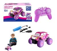 Radio Drift Racer - Wireless Terrain Truck, Four Wheel Drive with Stable Frequency, Plaything with Shock Absorption, Speed Vehicle, Action Fun for Children Age Five Plus Celebration Gift