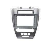 Radio Fascia Frame 10 Inch 2DIN Car Radio Fascia Frame Stereo Panel Wiring Harness Power Cord Cable For Ford For Fusion SE SEL For Mondeo 2009-2012 Stereo Panel(Only frame Gray)