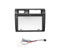 Radio Fascia Frame 9 Inch Car Radio Fascia Frame Install Panel Dashboard For Toyota For Land Cruiser 70 Pickup Truck Lc70 2007-2020 Stereo Panel(Black Frame Cable)