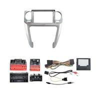 Radio Fascia Frame For Land Rover For Discovery 3 2004 2005 9 Inch 2 Din Car Fascia Panel Dash Mount Installation DVD Frame(Frame cable Canbus)