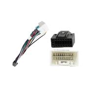 Radio Fascia Frame For Mitsubishi For Triton L200 2015-2019 Car Frame Fascia Adapter Radio Dashboard Player Fitting Panel Cable Kit(Cable)