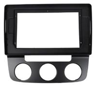 Radio Fascia Navigation Plate 10 Inch Car Frame Fascia Adapter Canbus Box Android Radio Dash Fitting Panel Kit For VW For Jetta For Bora For Sagitar Gold For Vento Car Radio Frame(Only Frame1)