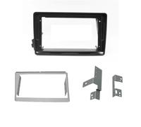 Radio Fascia Navigation Plate Car Audio Fascia Frame Kits Dashboard Panel GPS DVD For SsangYong For Korando For Kyron For Rexton W Tivolan For Tivoli 2019-2021 Car Radio Frame(9 inch frame)