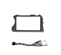 Radio Fascia Navigation Plate Car Audio Fascia Frame Kits Dashboard Panel GPS DVD For SsangYong For Korando For Kyron For Rexton W Tivolan For Tivoli 2019-2021 Car Radio Frame(7 inch frame cable)