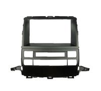 Radio Fascia Navigation Plate Double 2 Din Radio Fascia GPS Navigation DVD Stereo Panel Dash Mounting Installation Trim Kit Face Frame For Toyota Prado J120 2009 Car Radio Frame(1 set)
