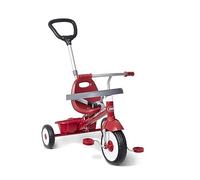 Radio Flyer 3-in-1 Stroll 'N Trike, Red Toddler Trike For 1.5-5 Years Old