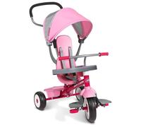 Radio Flyer 4-in-1 Stroll 'N Trike, Pink Toddler Trike For 1-5 Years Old