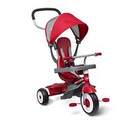 Radio Flyer 4-in-1 Stroll 'N Trike, Red Toddler Tricycle for Ages 9 Months -5 Years
