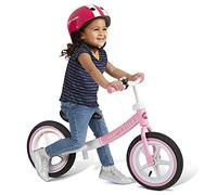 Radio Flyer Air Ride Balance Bike, Toddler, Ages 1.5-5, Kids Pink & White Ride On Balance Bike