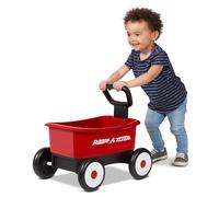 Radio Flyer Push & Pull Walker Wagon, Red, for Kids 1-4 Years Old, Locking Handle for Stability, Baby Push Walker Converts to Pull Wagon, for Indoor & Outdoor Play