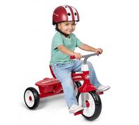 Radio Flyer Red Rider Trike by Radio Flyer | Red, Quiet Ride Wheels, Comfort Grip Handlebars, Easy Carry Seat Handle, Covered Storage Bin