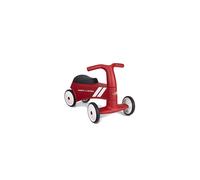Radio Flyer Scoot About Sport Toddler Ride-On Toy: Easy Kick Path, Front-Wheel Stability, Steering, Under-Seat Storage, Ages 1-3, Red