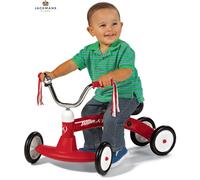 Radio Flyer Scoot-About, Toddler Ride On Toy, Ages 1-3 One Size, Red