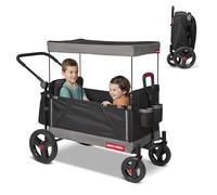 Radio Flyer Trav-ler Stroll N Wagon, Fabric, Black
