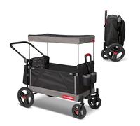 Radio Flyer Trav-ler Stroll N Wagon, Fabric, Black