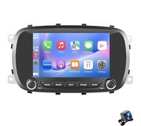 Radio for F-iat 500X 2014-2020 7''Android 15 Touch Screen with Wireless Carplay Android Auto Mirror Link GPS Car Stereo FM RDS DSP WiFi Bluetooth SWC USB AHD Backup Cam(Size:4 CORE 2+64G,Color:7INCH)