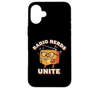 Radio Nerds Unite - Celebrate World Radio Day Funny Case for iPhone 16 Plus