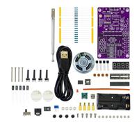 Radio Practice Assembly Set With Microcontroller For Circuit Soldering Practicing And Frequency Tuning FM Radio Kit