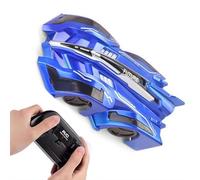 Radio Remote Controlled Wall Climbing Car,Zero Anti Gravity Goes Up Racing Climb Riding on Walls,Dynamic Dual Mode & Illuminating LED Lights,USB Rechargeable Electric Race Toy