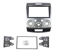 Radio Stereo Panel Double 2 Din Fascia Dash Installation Trim Kit Face Plate Bezel For F&ord For Everest For Ranger