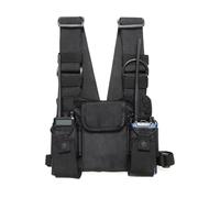 Radio Walkie Talkie Chest Pocket Harness Bags, Over Shoulder Tactical Front Pack Rig Holster Vest Strap Belt Bag Pouch Case for Way Radios Men Women Accessories Gear Holder Utility Rescue Search