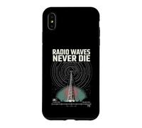 Radio Waves Never Die Ham Radio Operator Amateur Radio Case for iPhone XS Max