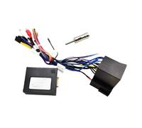 Radio Wiring Harness, CAN Bus Decoder, ISO Connector, 16 Pin Cable Adapter, Compatible For Alfa Romeo 147 156 159 GT Brera Spider MiTo(With antenna adapter)