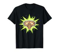 Radioactive Crazy Goggles Exploding Demon Head T-Shirt