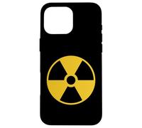 RADIOACTIVE NUCLEAR WARNING SYMBOL RADIATION SIGN ENERGY Case for iPhone 16 Pro Max
