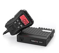 Radioddity CS-47 Mini CB Radio, AM/FM, 40-Channel, One Hander Microhone Built-in Speaker Noise Reduction, Large 7-Color Backlit LCD Display, VOX, RF Gain Long-Range for Offroad, Trucker, Backcountry