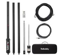 Radioddity HF-009 Portable HF Antenna, 5-50MHz Quick-Tuning Vertical Antenna, SWR 1.0-1.5, Compatible with Xiegu G90/X6100/X6200, Radioddity QT40/QT60/QT80, for HF Transceivers & Mobile Radios