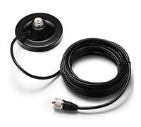 Radioddity RAM5 CB/VHF/UHF/HF Ham Radio Antenna Magnet Mount SO-239 Connection 16.4Ft Long Coaxial Cable Compatible with PL-259 Plug Mobile Radio