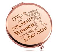 Radiographer Appreciation Gift Compact Makeup Mirror Radiology Gifts for Women X-ray Tech Gifts Radiology Tech Graduation Gift Folding Makeup Mirror for Radiographer Birthday Retirement Present