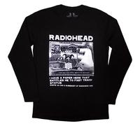 Radiohead Men's Ice Caps Long-Sleeved T-Shirt in Black | Size: 2XL Radiohead Black 2XL